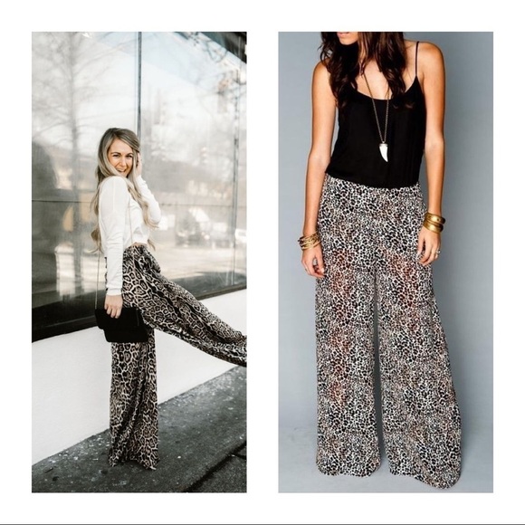 [Bar III] Animal Print Wide Leg Pants